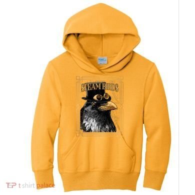 Steam Birds Kids Hoodie