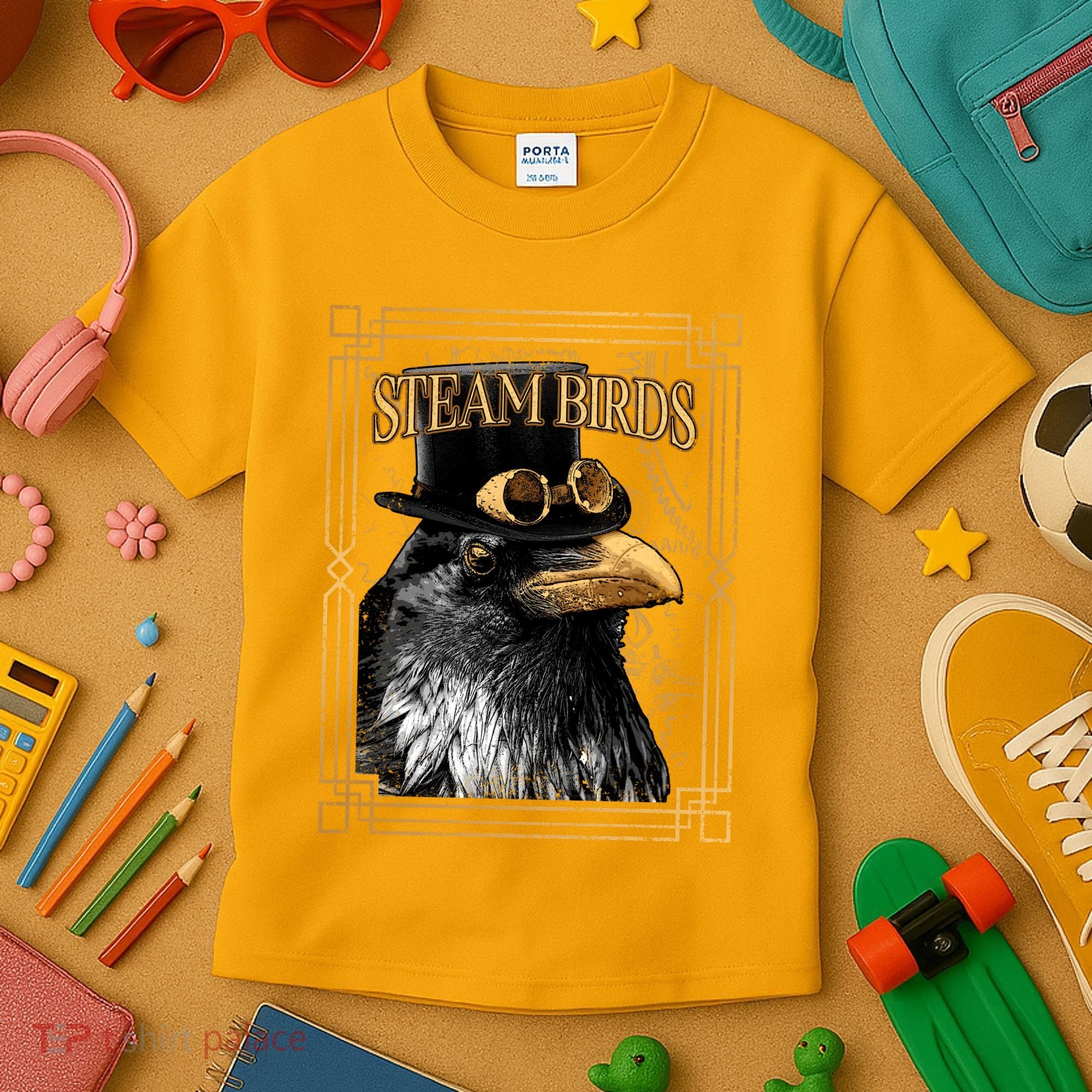 Steam Birds Kids T-Shirt