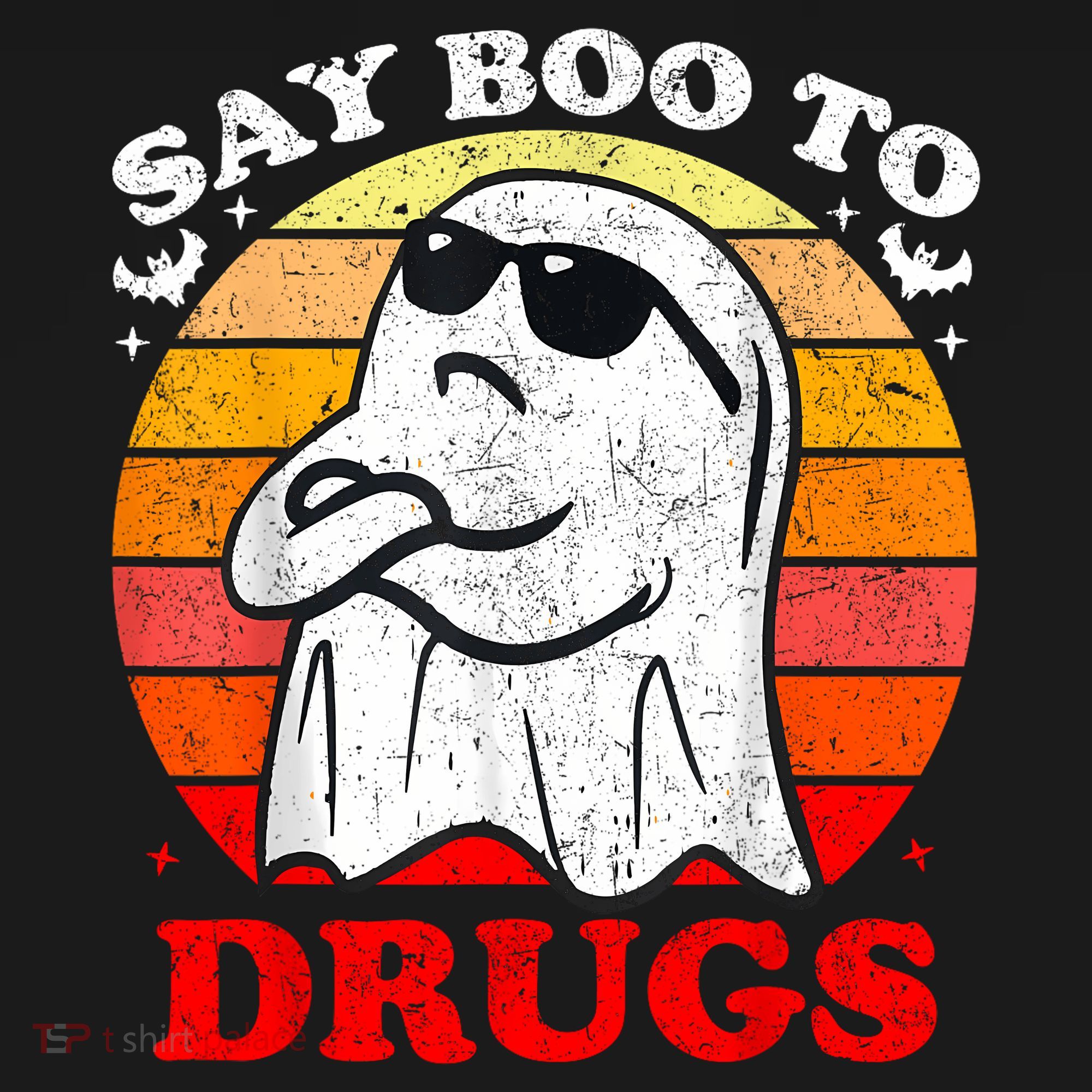 Say Boo To Drugs Funny Halloween Red Ribbon Week Awareness Women's Hoodie
