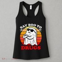 Say Boo To Drugs Funny Halloween Red Ribbon Week Awareness Women's Tank Top thumb 3