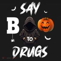 Say Boo To Drugs Halloween Pumpkin Awareness Women's Hoodie thumb 2