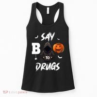Say Boo To Drugs Halloween Pumpkin Awareness Women's Tank Top thumb 0