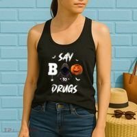 Say Boo To Drugs Halloween Pumpkin Awareness Women's Tank Top thumb 2