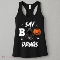 Say Boo To Drugs Halloween Pumpkin Awareness Women's Tank Top thumb 3