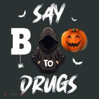 Say Boo To Drugs Halloween Pumpkin Awareness T-Shirt thumb 7
