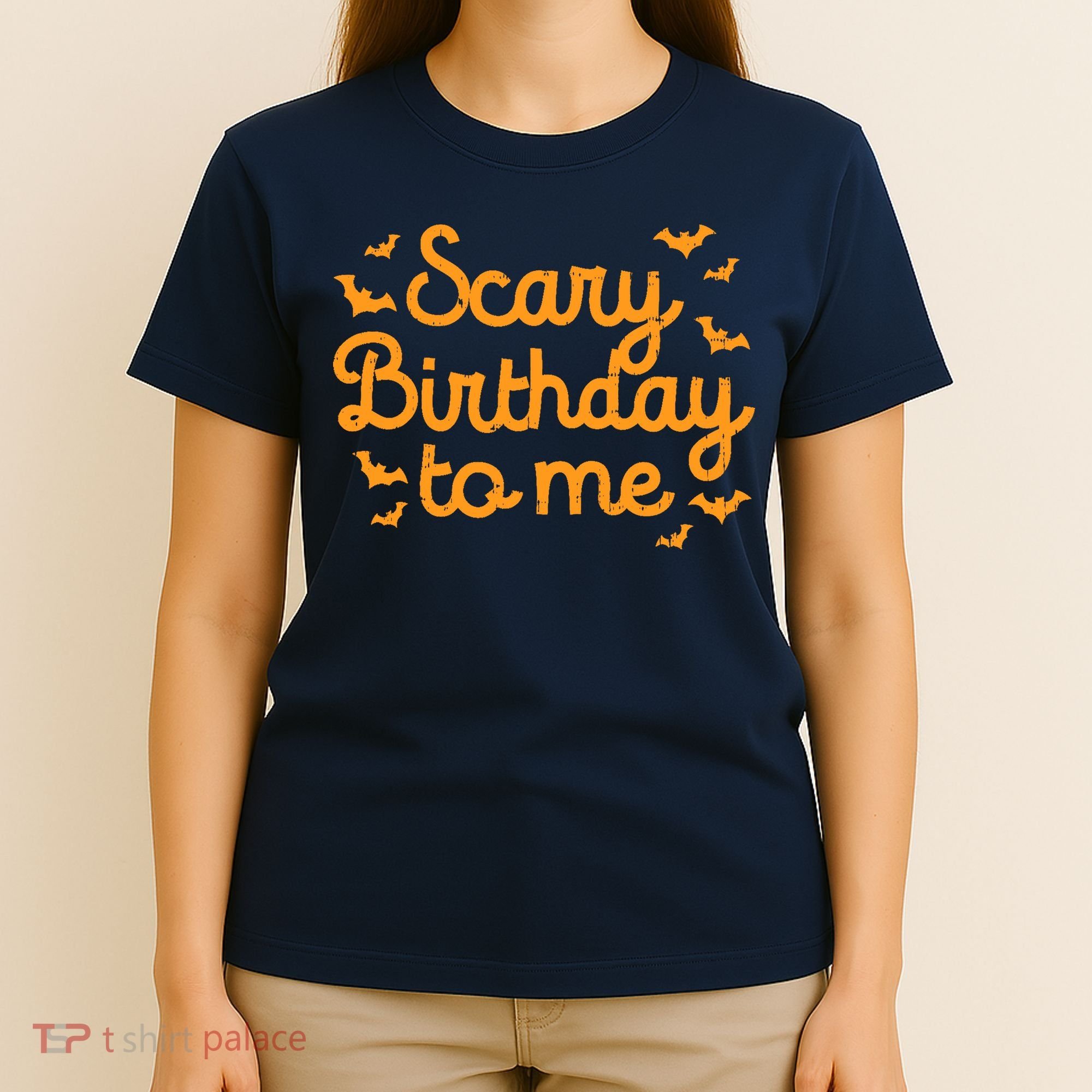 Scary Birthday To Me Funny Born On Halloween Bday Party Gift T-Shirt