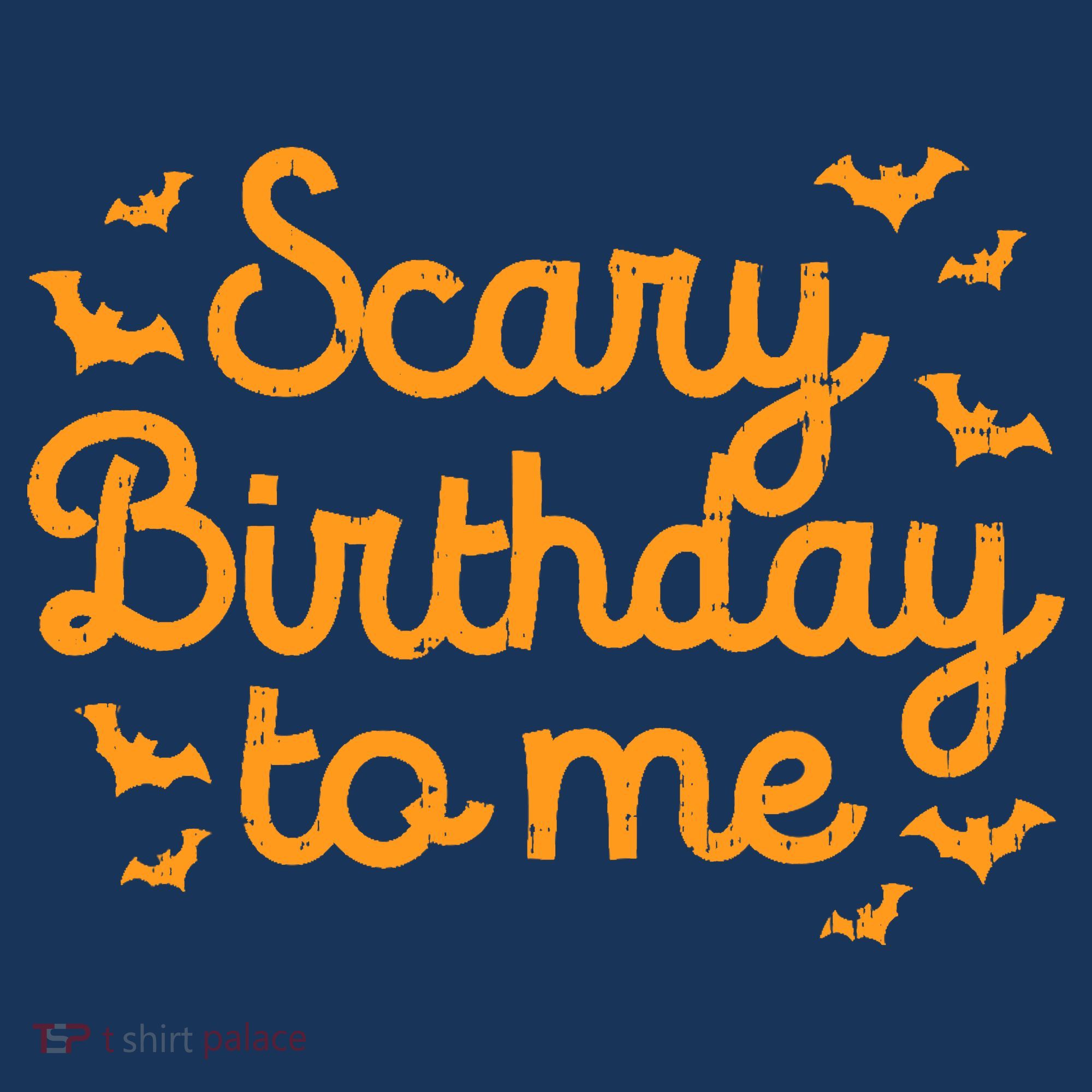 Scary Birthday To Me Funny Born On Halloween Bday Party Gift Women's Tank Top