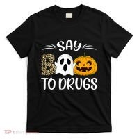 Say Boo To Drugs Red Ribbon Week Awareness Funny Halloween T-Shirt thumb 0