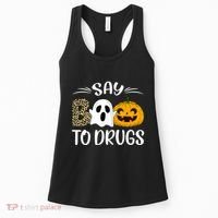 Say Boo To Drugs Red Ribbon Week Awareness Funny Halloween Women's Tank Top thumb 0