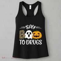 Say Boo To Drugs Red Ribbon Week Awareness Funny Halloween Women's Tank Top thumb 3