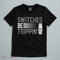 Switches Be Trippin Voltage Lineman Circuit Cable T-Shirt thumb 5