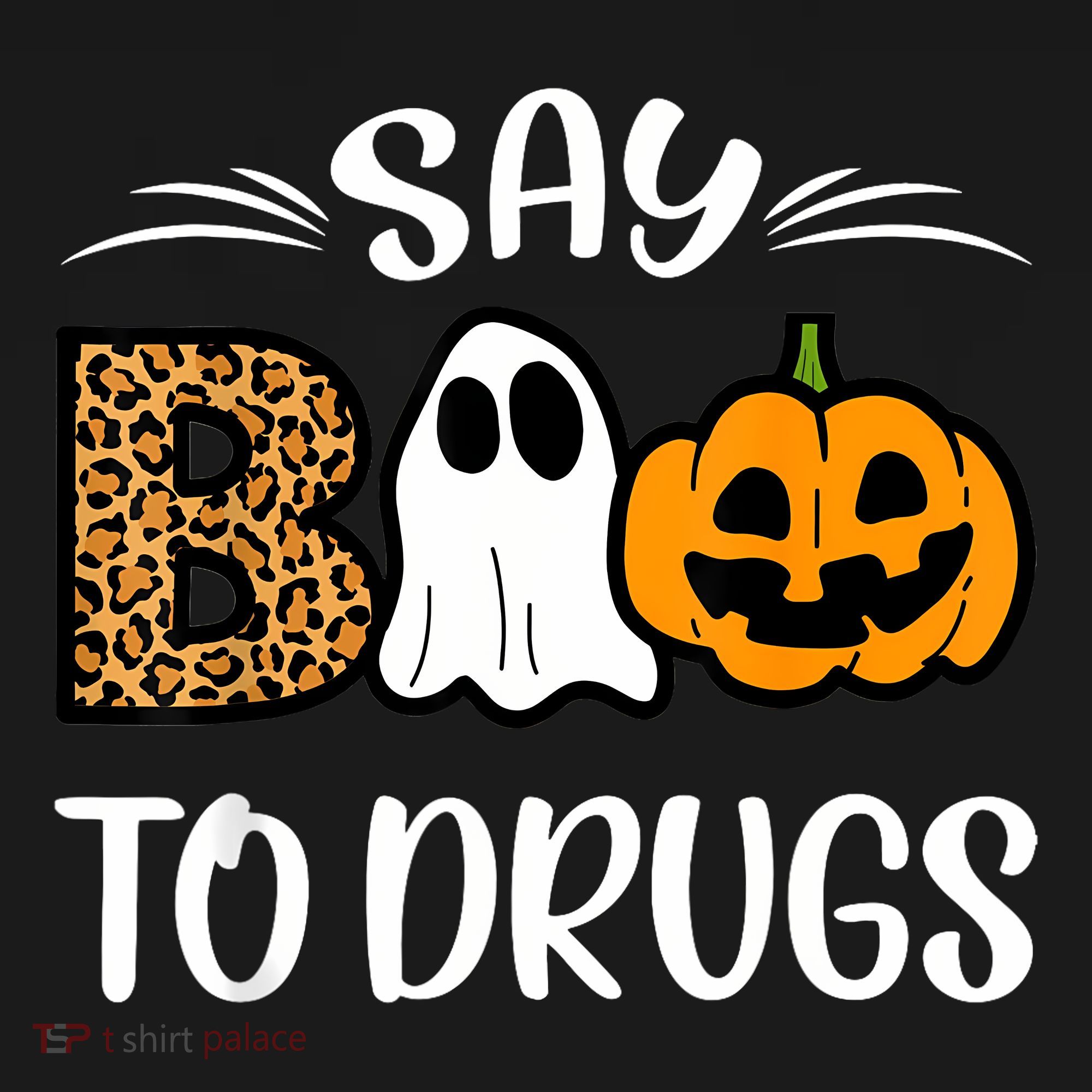 Say Boo To Drugs Red Ribbon Week Awareness Funny Halloween Women's Hoodie