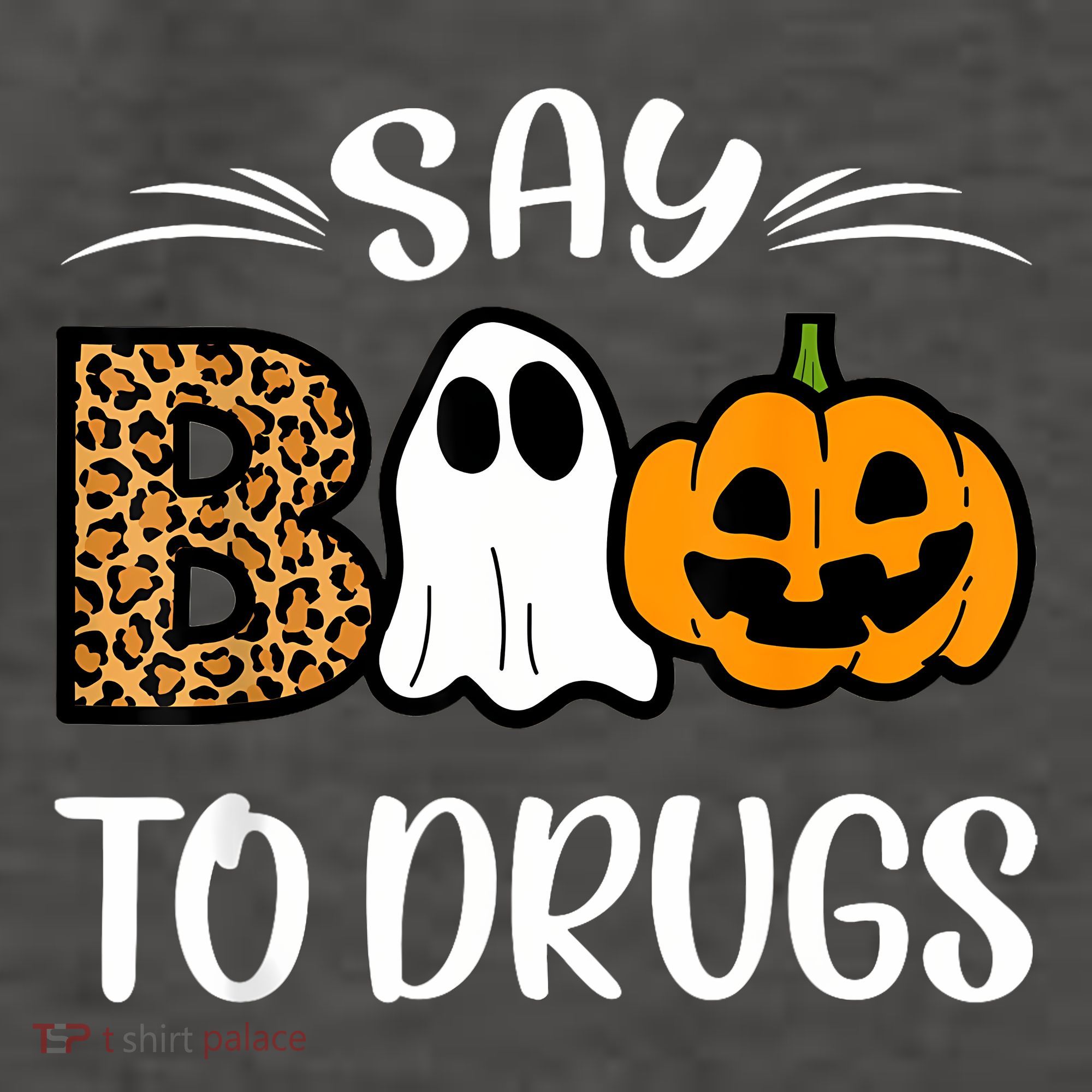 Say Boo To Drugs Red Ribbon Week Awareness Funny Halloween Women's Tank Top