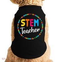 STEAM Back To School STEM Teacher Doggie Tank thumb 0