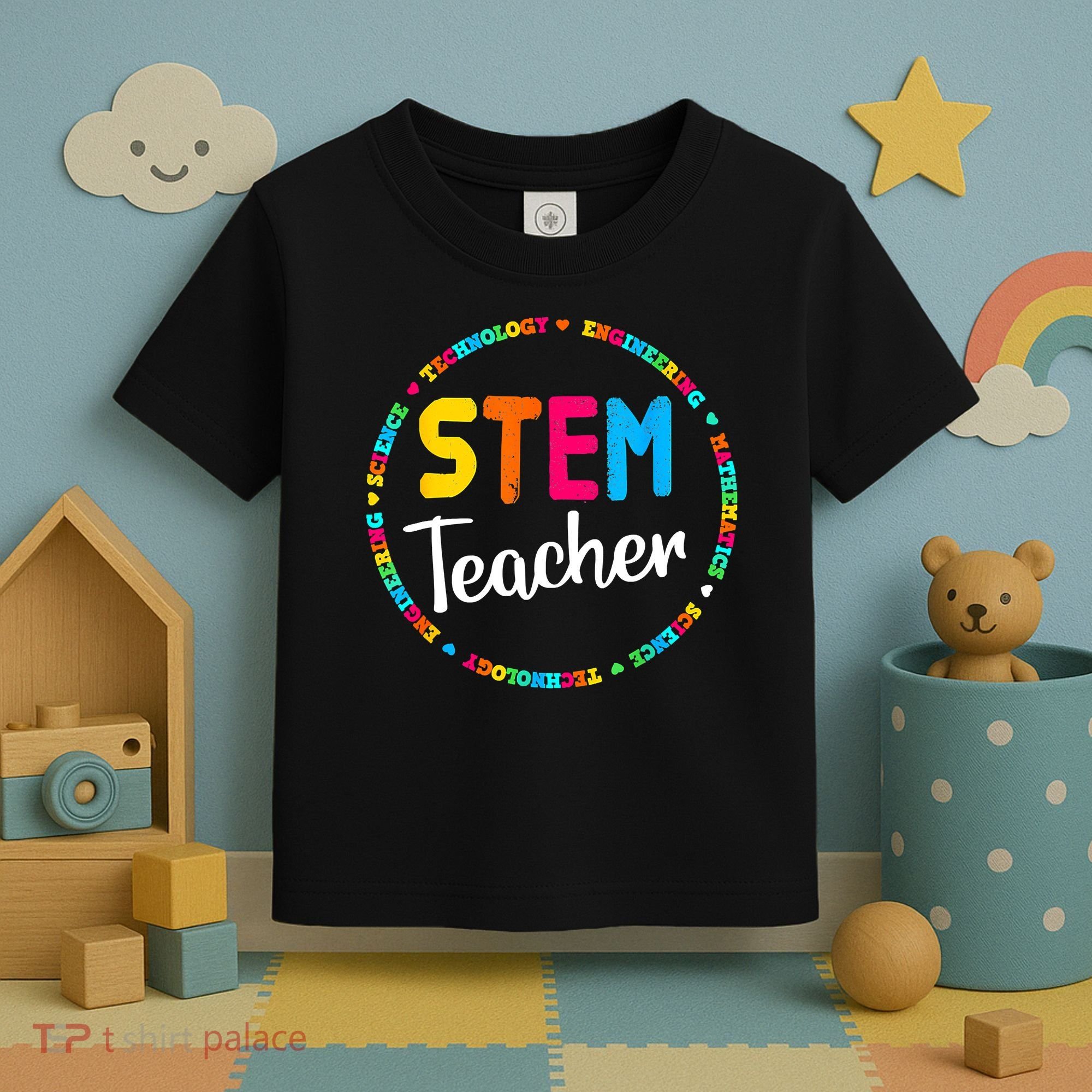 STEAM Back To School STEM Teacher Toddler T-Shirt