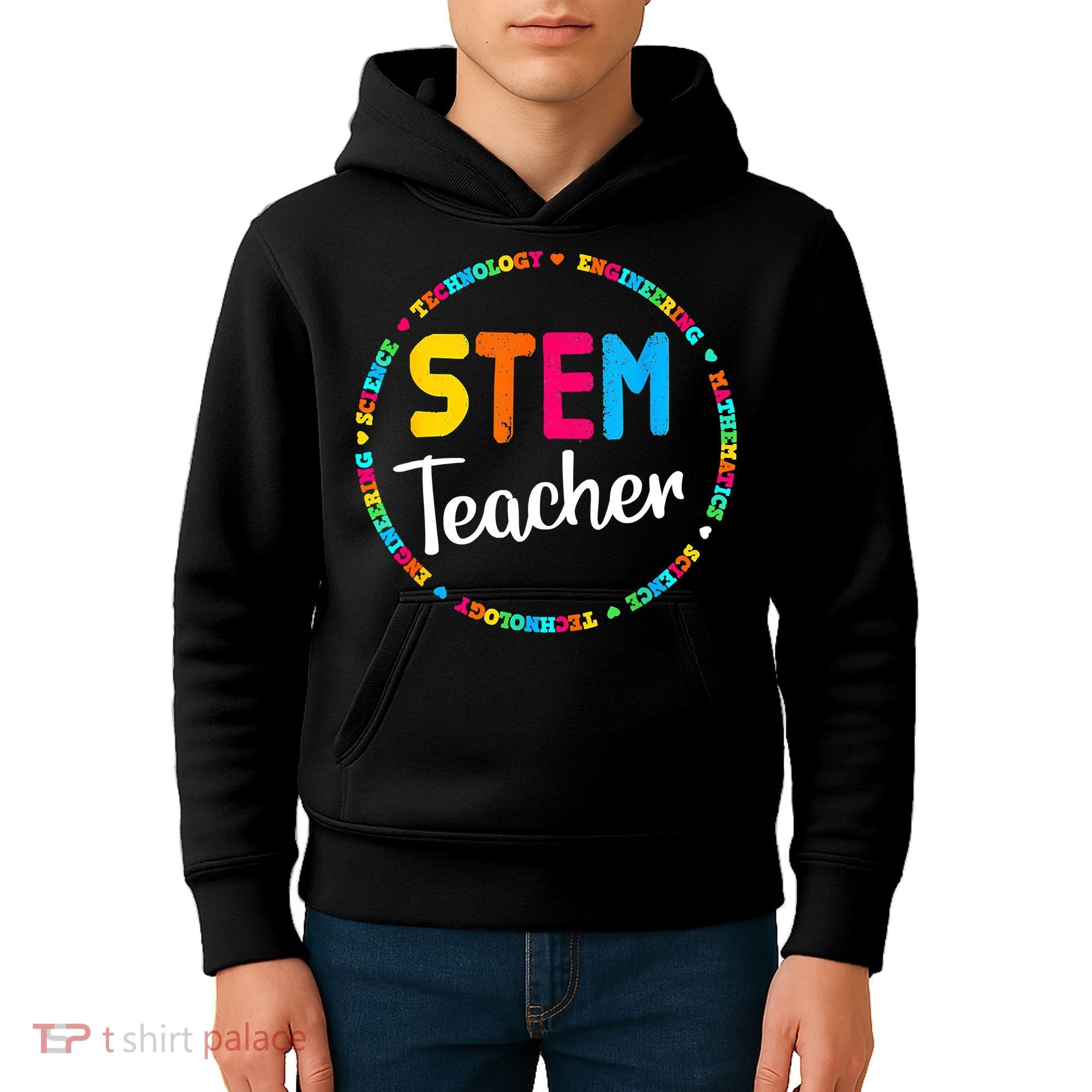 STEAM Back To School STEM Teacher Kids Hoodie