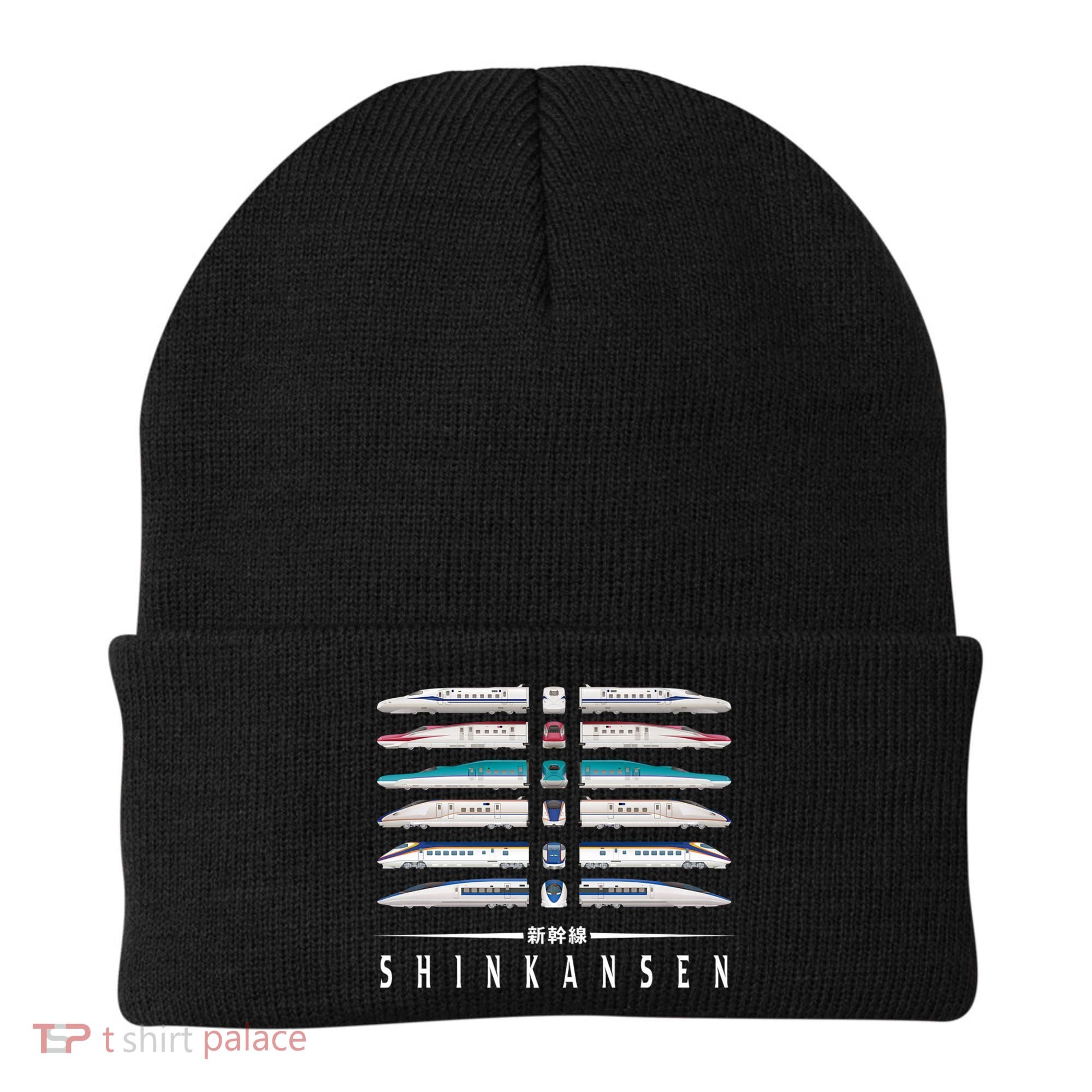 Shinkansen Bullet Train Six Pack Series Japanese Kanji Japan Premium Beanie