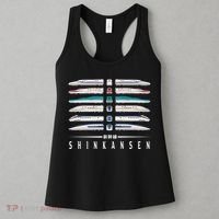 Shinkansen Bullet Train Six Pack Series Japanese Kanji Japan Premium Women's Tank Top thumb 3