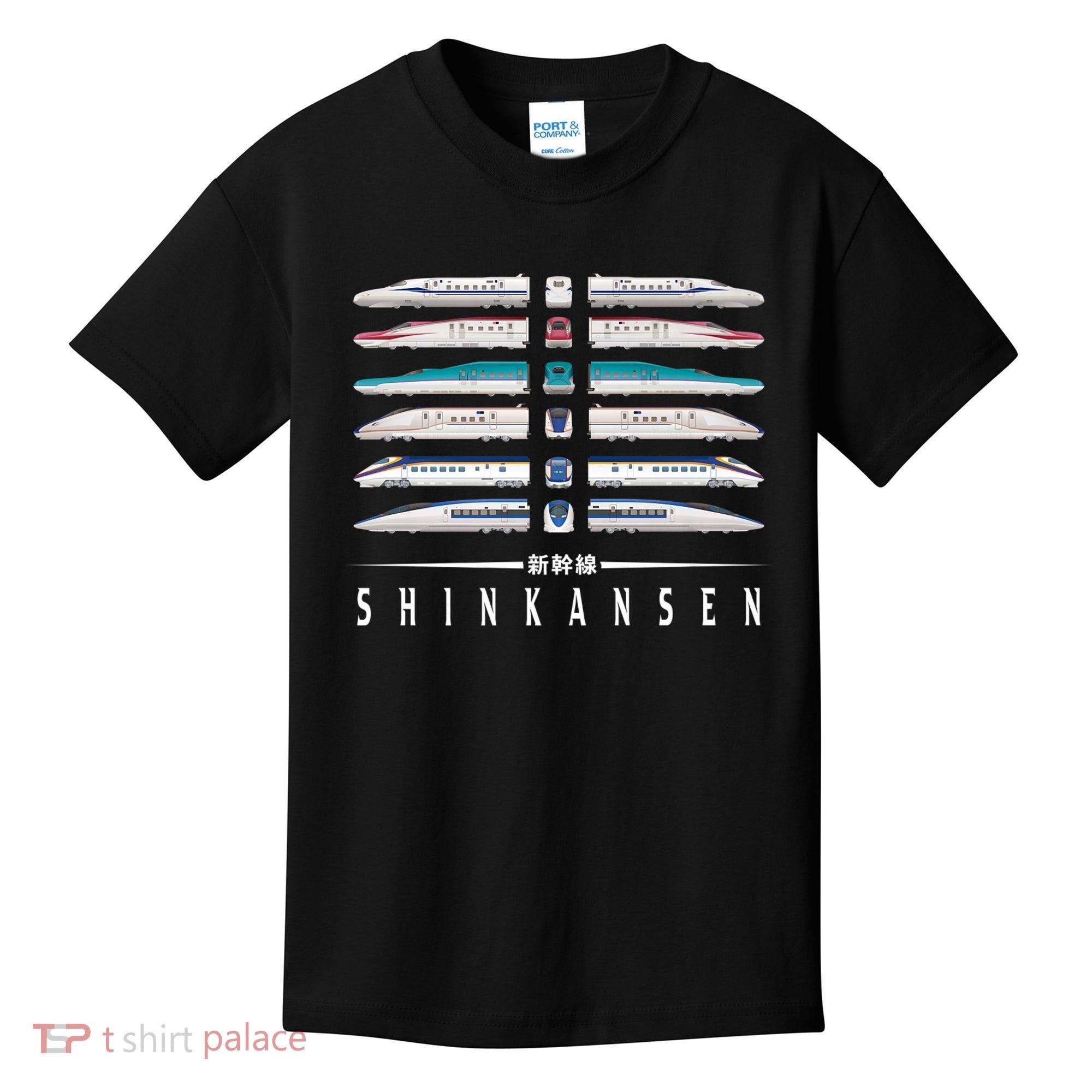 Shinkansen Bullet Train Six Pack Series Japanese Kanji Japan Premium Kids T-Shirt