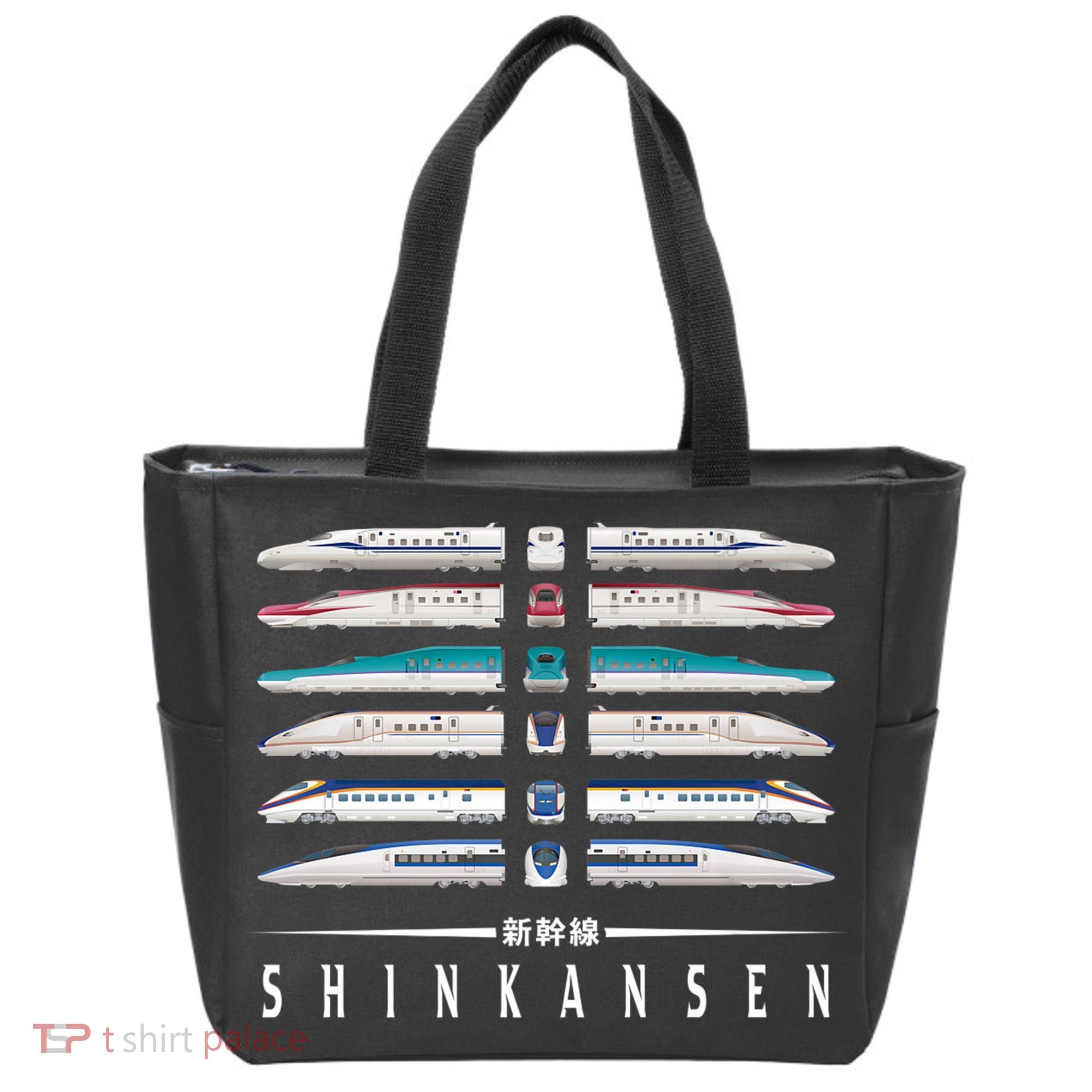 Shinkansen Bullet Train Six Pack Series Japanese Kanji Japan Premium Tote Bag