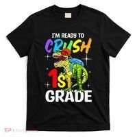 Student Back to School I'm Ready to Crush 1st Grade Dinosaur T-Shirt thumb 0