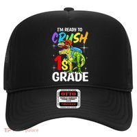 Student Back to School I'm Ready to Crush 1st Grade Dinosaur Hat thumb 0
