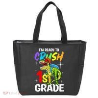 Student Back to School I'm Ready to Crush 1st Grade Dinosaur Tote Bag thumb 0