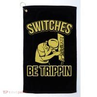 Switches Be Trippin Funny Master Electrician Fuse Box Golf Towel thumb 0