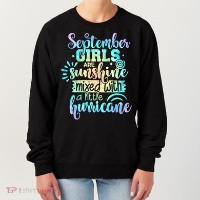 September Birthday Tie Die Women's Sweatshirt