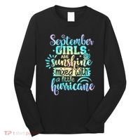 September Birthday Tie Die Long Sleeve Shirt thumb 0