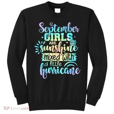 September Birthday Tie Die Sweatshirt