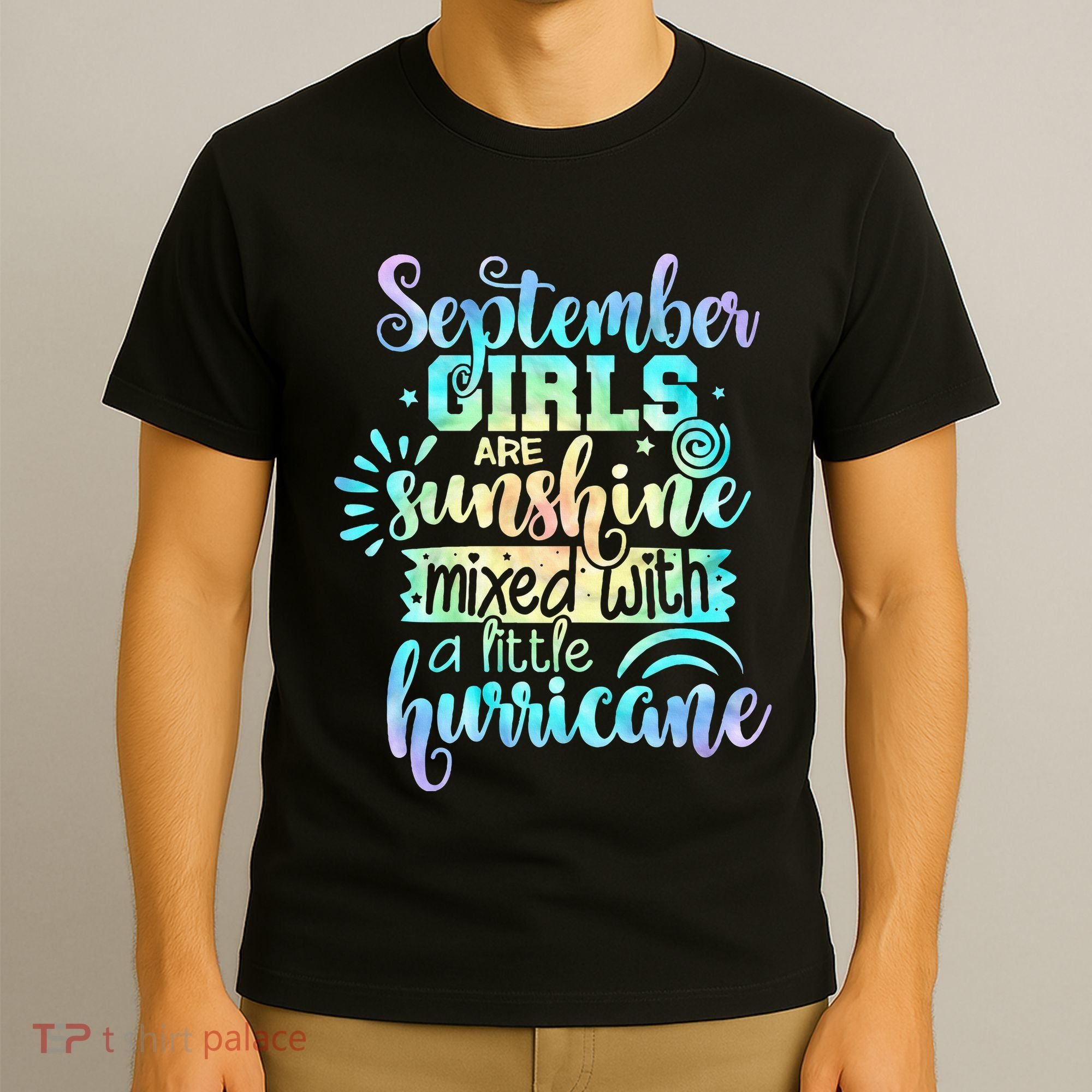 September Birthday Tie Die T-Shirt