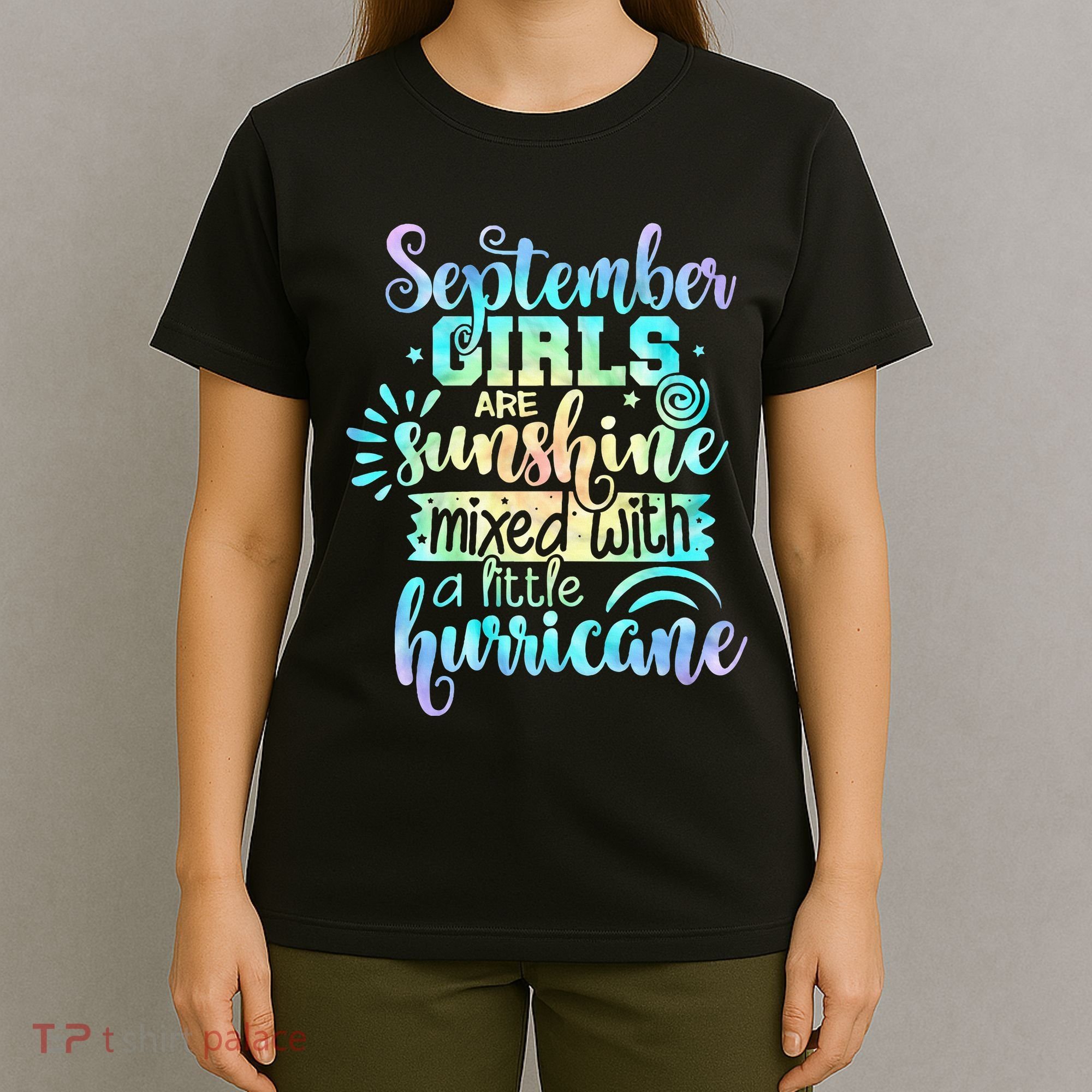 September Birthday Tie Die T-Shirt