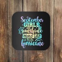 September Birthday Tie Die Coaster thumb 0