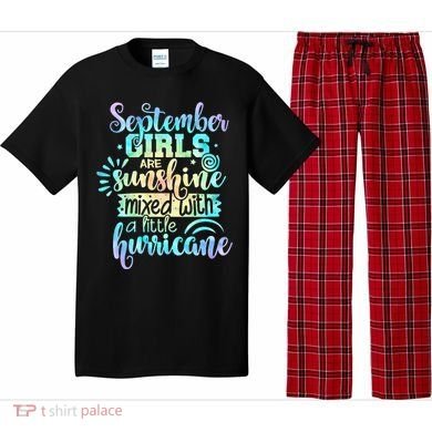 September Birthday Tie Die Pajama Set