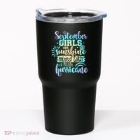September Birthday Tie Die Tumbler thumb 0
