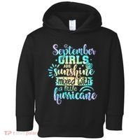 September Birthday Tie Die Toddler Hoodie thumb 0