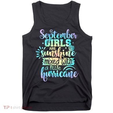 September Birthday Tie Die Tank Top