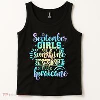 September Birthday Tie Die Tank Top thumb 2