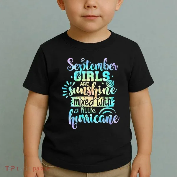 September Birthday Tie Die Toddler T-Shirt