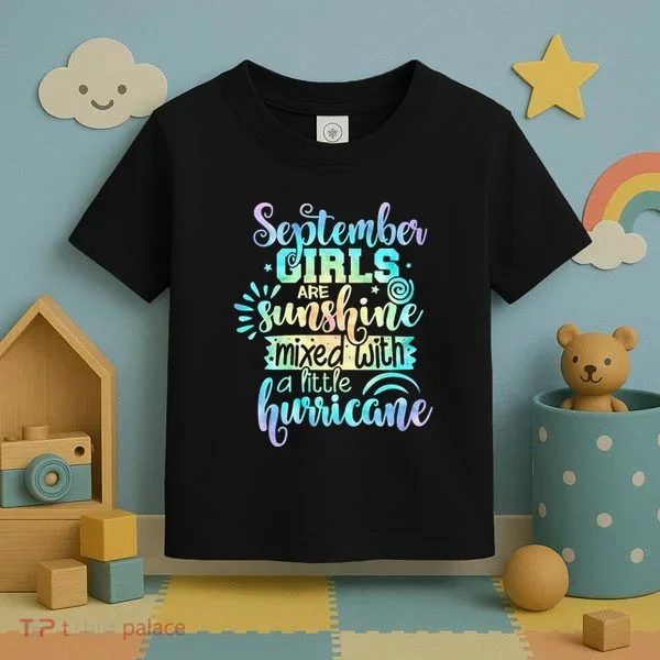 September Birthday Tie Die Toddler T-Shirt