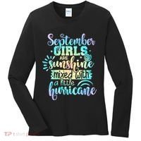 September Birthday Tie Die Women's Long Sleeve Shirt thumb 0