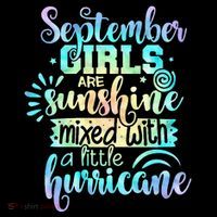 September Birthday Tie Die Women's T-Shirt thumb 6