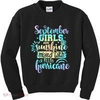 September Birthday Tie Die Kids Sweatshirt thumb 0