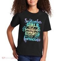 September Birthday Tie Die Kids T-Shirt thumb 2