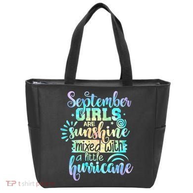 September Birthday Tie Die Tote Bag