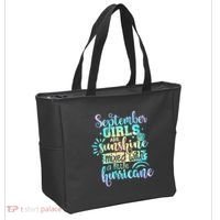 September Birthday Tie Die Tote Bag thumb 2