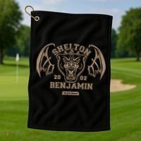 Shelton Benjamin The Gold Standard Est 2002 Golf Towel thumb 1