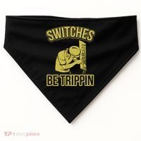 Switches Be Trippin Funny Master Electrician Fuse Box USA-Made Doggie Bandana thumb 0