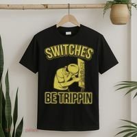 Switches Be Trippin Funny Master Electrician Fuse Box T-Shirt thumb 2